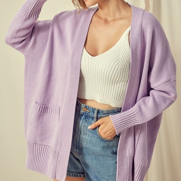 ❤️HP Lavender Oversized Cardigan - Picture 6 of 10